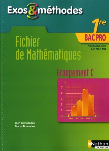 Livrenpoche : Fichier de mathématiques - 1re bac pro - Jean-Luc Dianoux - Livre