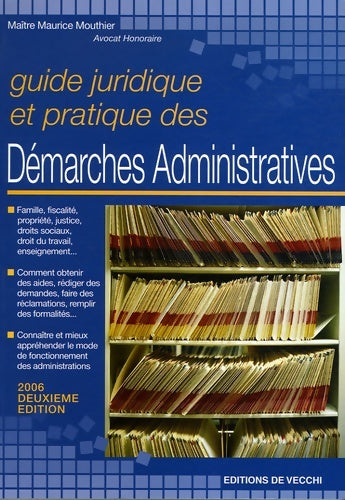 Livrenpoche : Démarches administratives - Maurice Mouthier - Livre