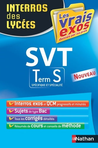 Livrenpoche : Interros des lycées SVT Seconde - Nathalie Bouches-Noris - Livre