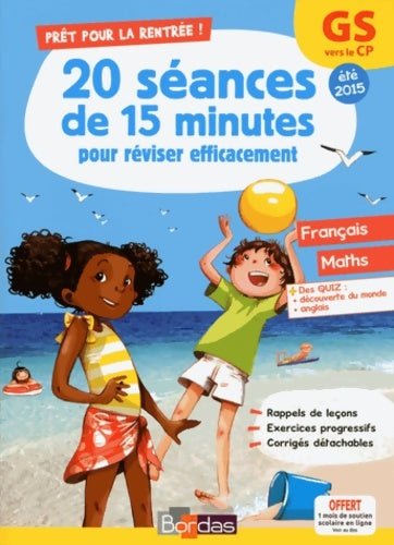 Livrenpoche : 20 séances de 15 minutes pour réviser efficacement. GS vers le CP - Michèle Pointeau - Livre