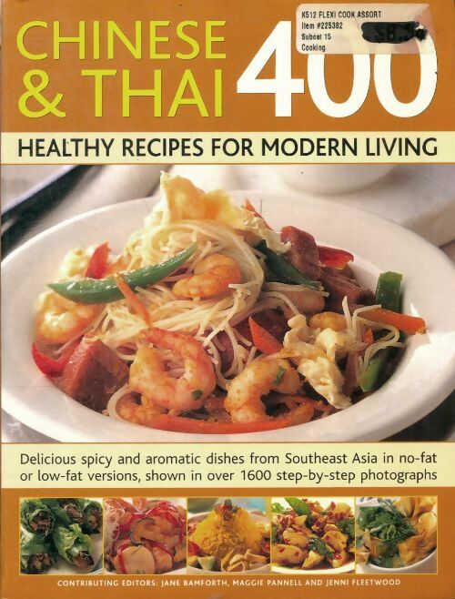 Livrenpoche : Chinese & thai. 400 healthy recipes for modern livi - Collectif - Livre