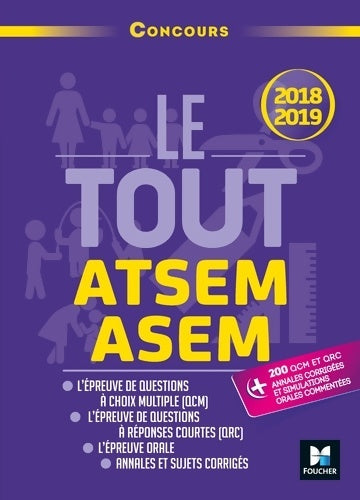 Livrenpoche : Le tout ATSEM/ASEM cat. C 2018-2019 - Jocelyne Guérin - Livre