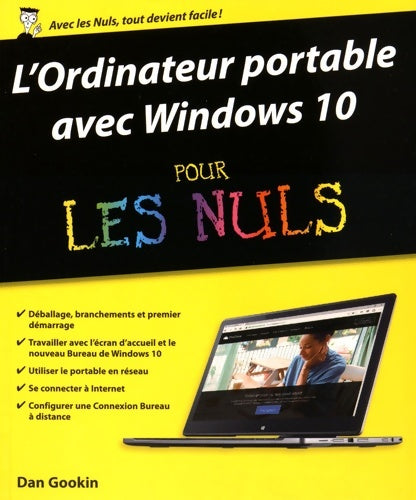 Livrenpoche : L'ordinateur portable avec Windows 10 pour les nuls - Dan Gookin - Livre