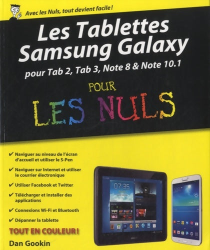 Livrenpoche : Les tablettes samsung galaxy pour les nuls - Dan Gookin - Livre