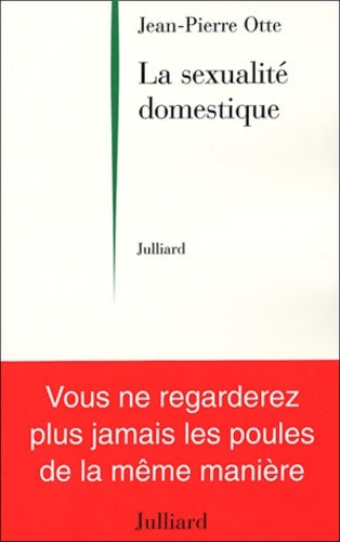 Livrenpoche : La sexualité domestique - Jean-Pierre Otte - Livre