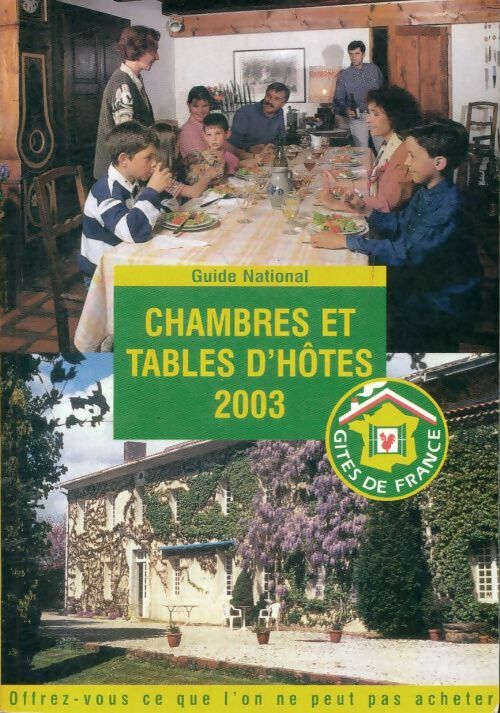 Livrenpoche : Chambres & tables d'hôtes 2003 - Collectif - Livre