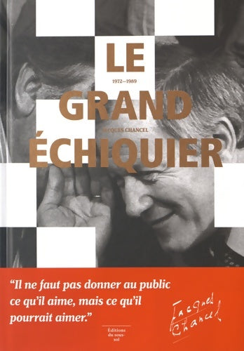 Livrenpoche : Le grand échiquier 1972-1989 - Jacques Chancel - Livre