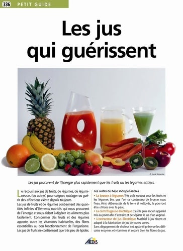 Livrenpoche : Pg336 - les jus qui guérissent - Martina Krcmar - Livre