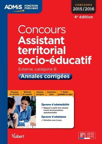 Livrenpoche : Concours assistant territorial socio éducatif - annales corrigées - Luc Deslandes - Livre