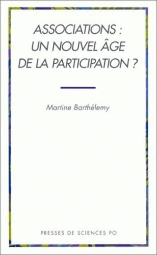 Livrenpoche : Associations un nouvel âge de la participation - Martine Barthelemy - Livre