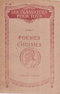 Livrenpoche : Poésies choisies - Clément Marot - Livre