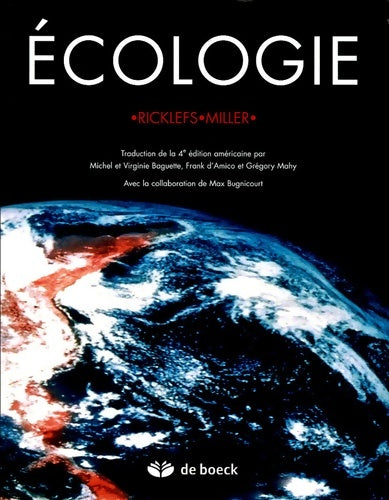 Livrenpoche : Ecologie - Ricklefs - Livre