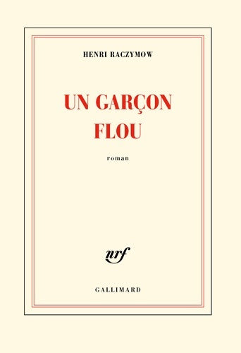 Livrenpoche : Un garçon flou - Henri Raczymow - Livre