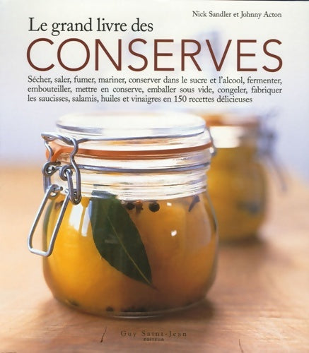 Livrenpoche : Grand livre des conserves (le) - Nick Sandler - Livre