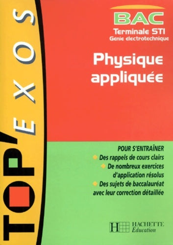 Livrenpoche : Physique appliquée Terminale STI génie électronique - Collectif - Livre
