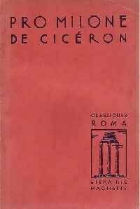 Livrenpoche : Pro Milone de Cicéron - A.-M. Guillemin - Livre