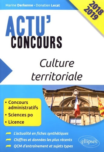 Livrenpoche : Culture territoriale 2018-2019 - Marine Derkenne - Livre