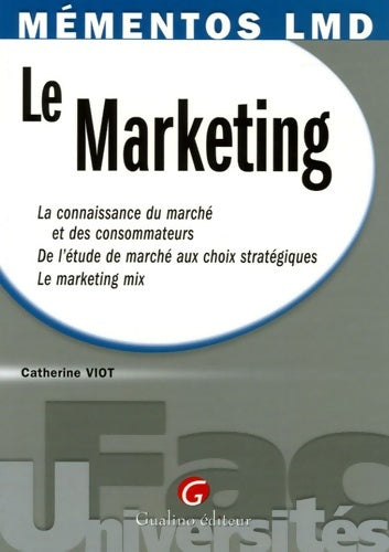 Livrenpoche : Le marketing - Catherine Viot - Livre
