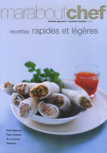 Livrenpoche : Recettes rapides et légères - Marabout - Livre