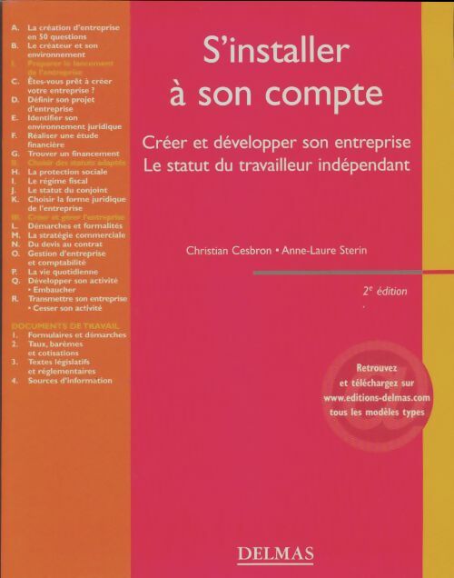 Livrenpoche : S'installer à son compte : Créer et développer son entreprise - Christian Cesbron - Livre