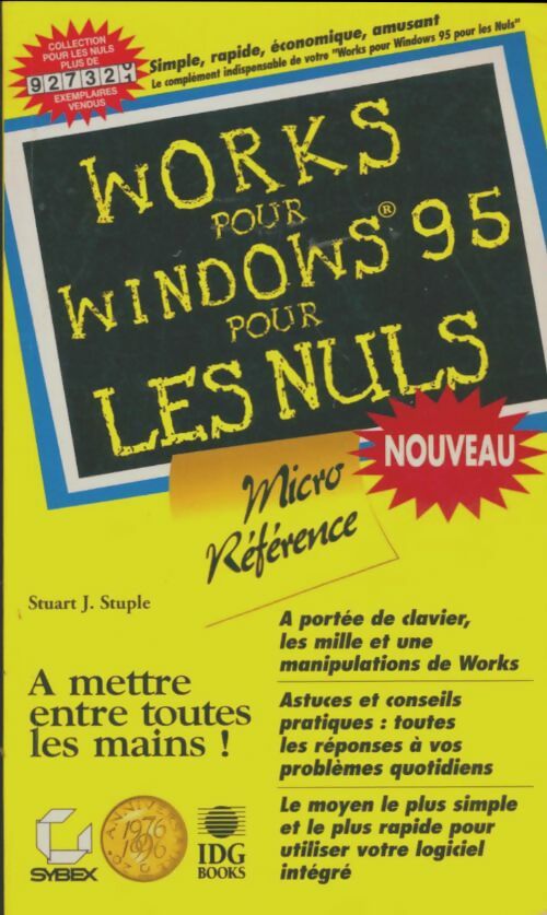 Livrenpoche : Works pour Windows 95 pour les nuls - Stuart Stuple - Livre