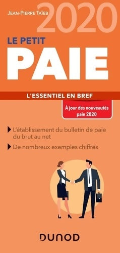 Livrenpoche : Le petit paie 2020 - Jean-Pierre Taïeb - Livre