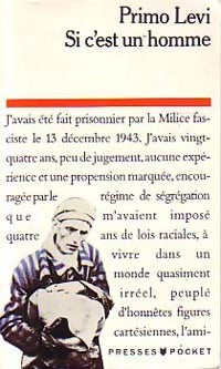 Livrenpoche : Si c'est un homme - Primo Levi - Livre