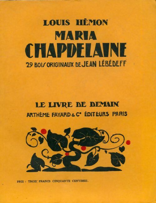 Livrenpoche : Maria Chapdelaine - Louis Hémon - Livre
