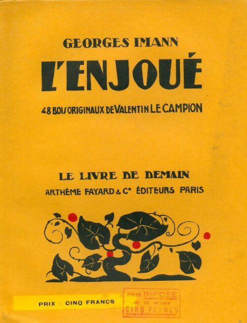 Livrenpoche : L'enjoué - Georges Imann - Livre