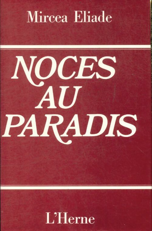 Livrenpoche : Noces au paradis - Mircea Eliade - Livre