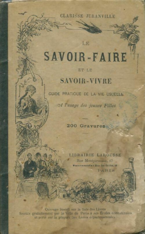 Livrenpoche : Le savoir-faire et le savoir-vivre - Clarisse Juranville - Livre