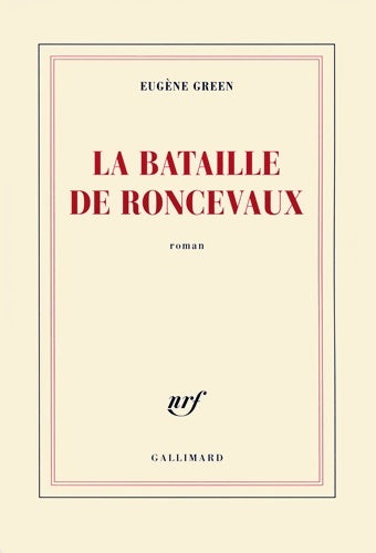 Livrenpoche : La bataille de roncevaux - Eugène Green - Livre