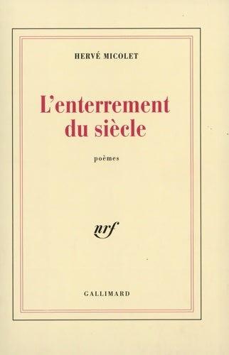 Livrenpoche : L'enterrement du siècle - Hervé Micolet - Livre