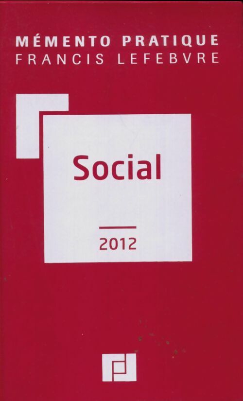 Livrenpoche : Mémento social 2012 - Collectif - Livre