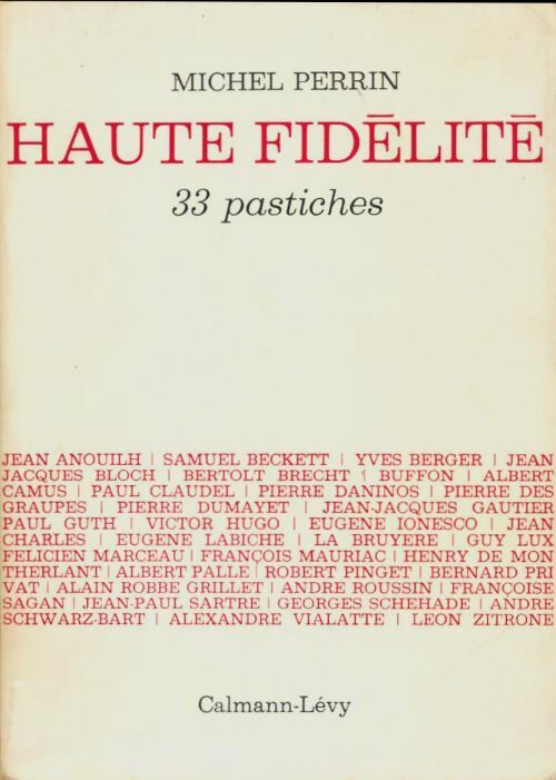 Livrenpoche : Haute fidélité - Michel Perrin - Livre