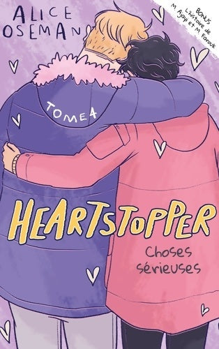 Livrenpoche : Heartstopper Tome IV - choses sérieuses - Alice Oseman - Livre