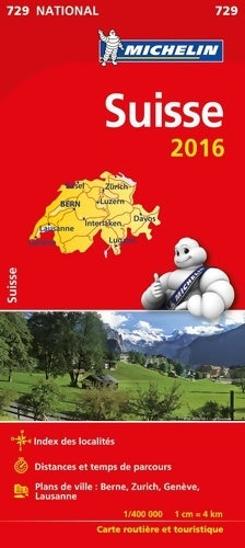 Livrenpoche : Carte nationale 729 suisse 2016 - Collectif - Livre