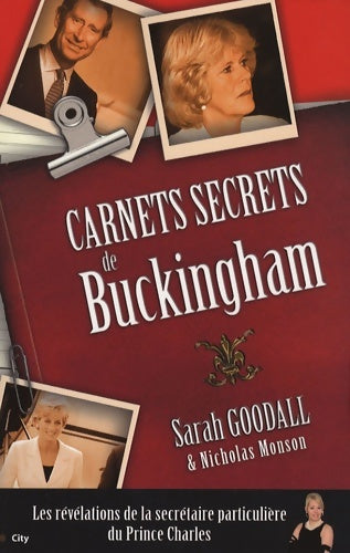Livrenpoche : Les carnets secrets de buckingham - Goodall-s - Livre