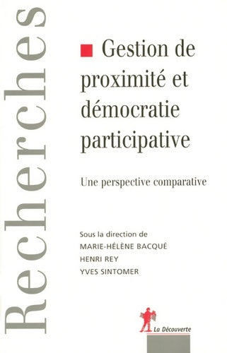 Livrenpoche : Gestion de proximité et démocratie participative : Une perspective comparative - Marie-Hélène Bacqué - Livre