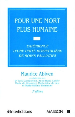 Livrenpoche : Pour une mort plus humaine - Abiven - Livre