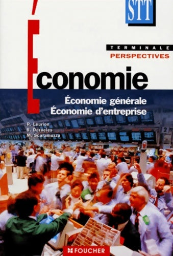 Livrenpoche : Économie Économie générale Économie d'entreprise terminale STT (ouvrage) - Rémi Leurion - Livre
