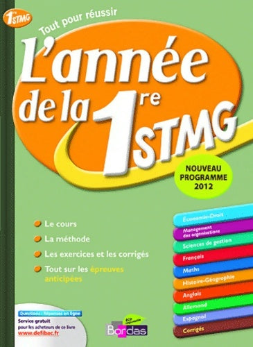 Livrenpoche : L'année de la 1ere STMG - Collectif - Livre