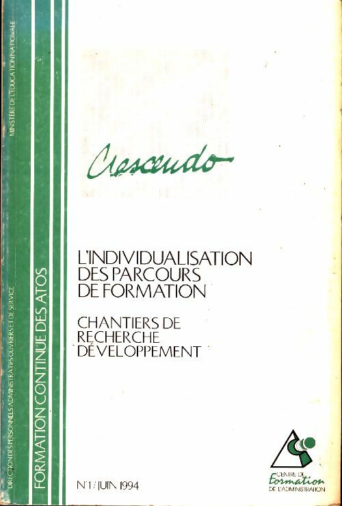 Livrenpoche : L'individualisation des parcours de formation - Collectif - Livre