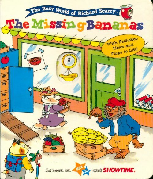 Livrenpoche : The missing bananas - Richard Scarry - Livre