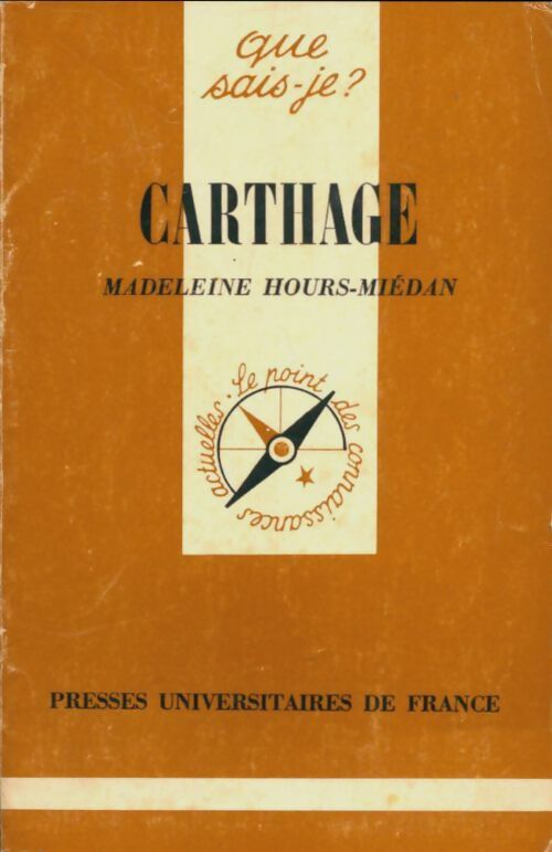 Livrenpoche : Carthage - Madeleine Hours-Miédan - Livre