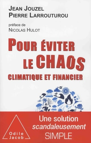 Livrenpoche : Pour éviter le chaos climatique et financier - Jean Jouzel - Livre