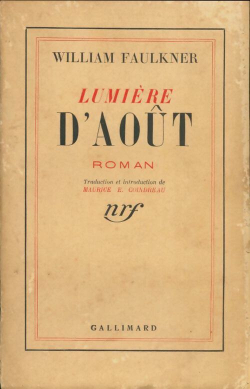 Livrenpoche : Lumière d'août - William Faulkner - Livre