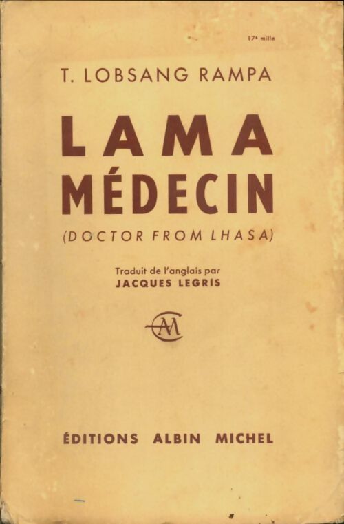 Livrenpoche : Lama médecin - T. Lobsang Rampa - Livre