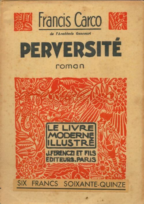 Livrenpoche : Perversité - Francis Carco - Livre