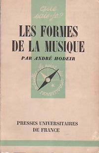 Livrenpoche : Les formes de la musique - André Hodeir - Livre